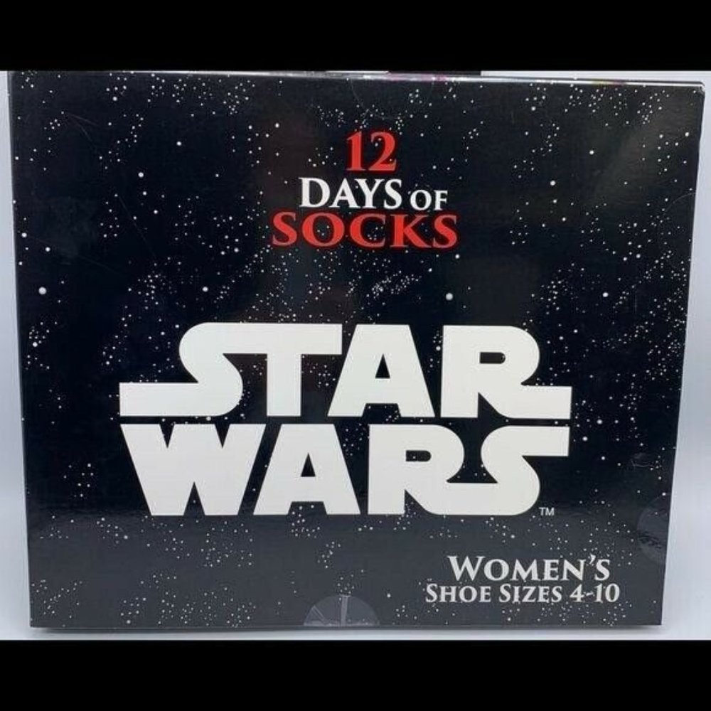 12 Days of Christmas Socks Star Wars Advent New
